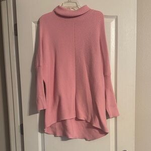 Amazon Women's Pink Cowl Neck Sweater